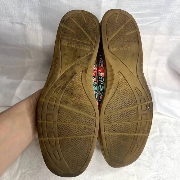 Sperry Top Sider Angelfish Liberty‎ Floral Loafers Size 8.5 - Picture 5 of 10